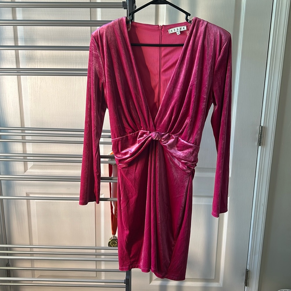 Pink cocktail dress